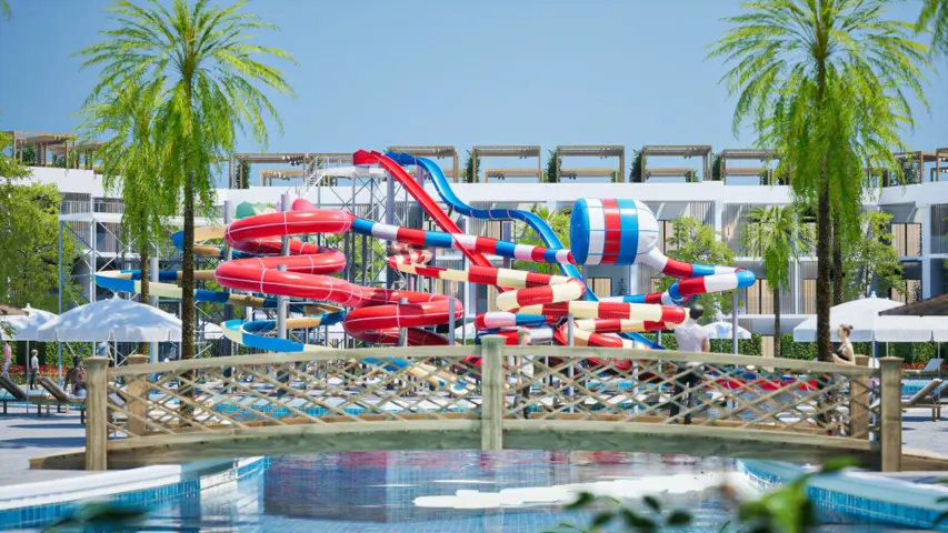 006 Ground Building 7 side pool + 73 m2 private garden